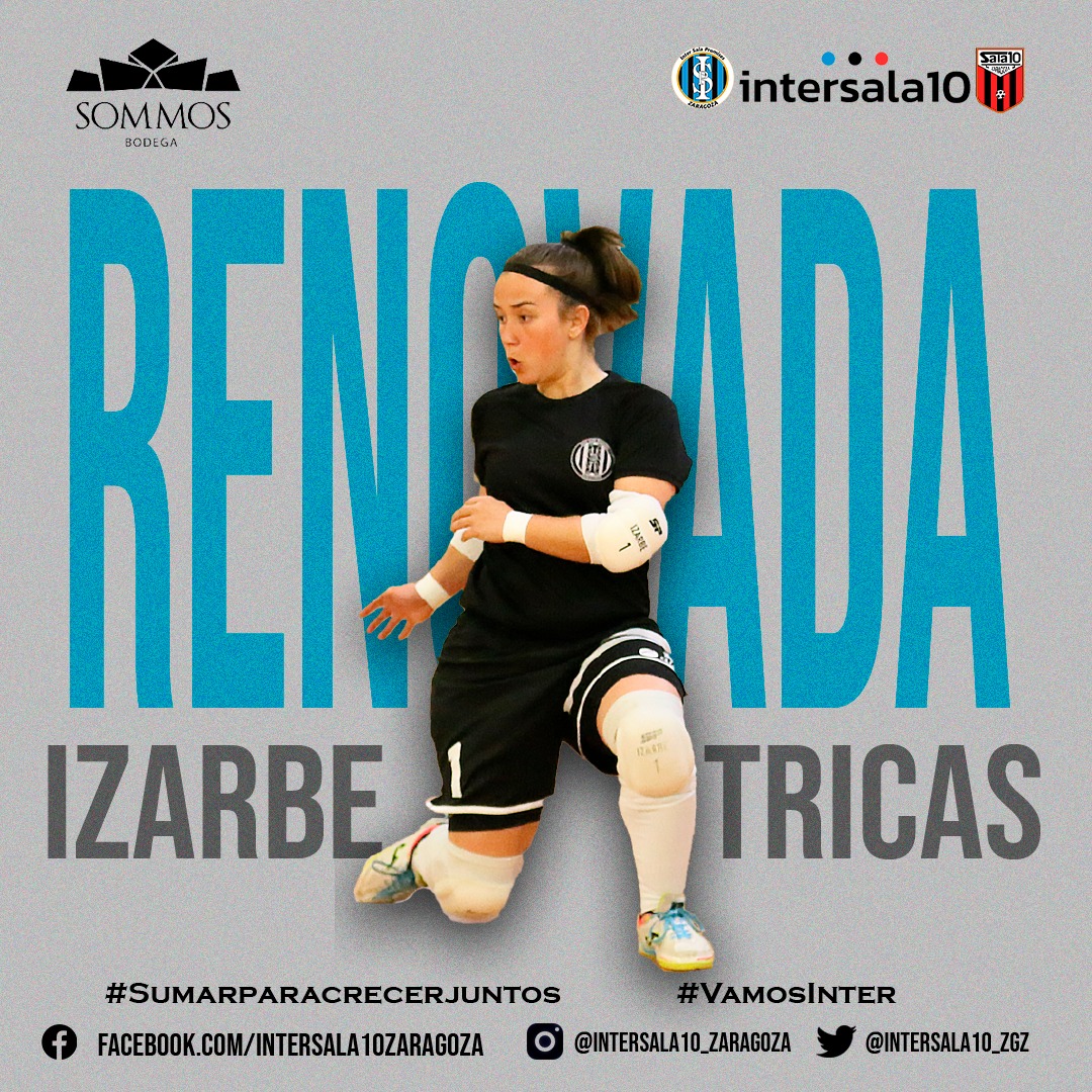 Izarbe Tricas seguirá defendiendo la portería de InterSala10 Zaragoza