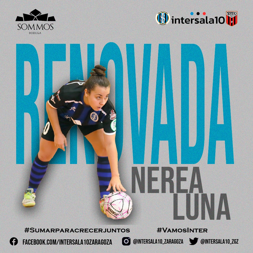 Nerea Luna seguirá en el proyecto de InterSala10 Zaragoza