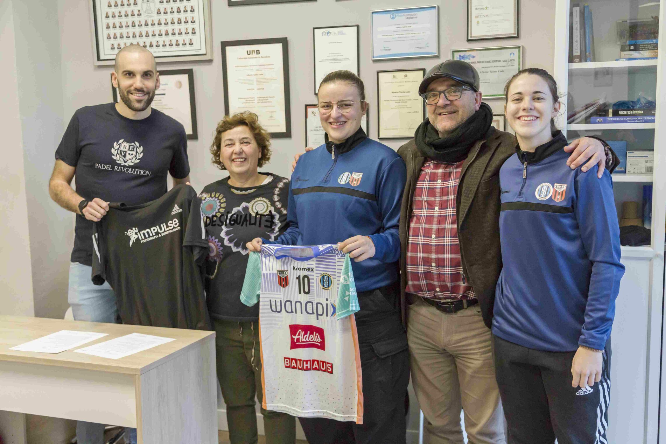 InterSala 10 Zaragoza firma un convenio con Impulse Fisioterapia y entrenamiento!