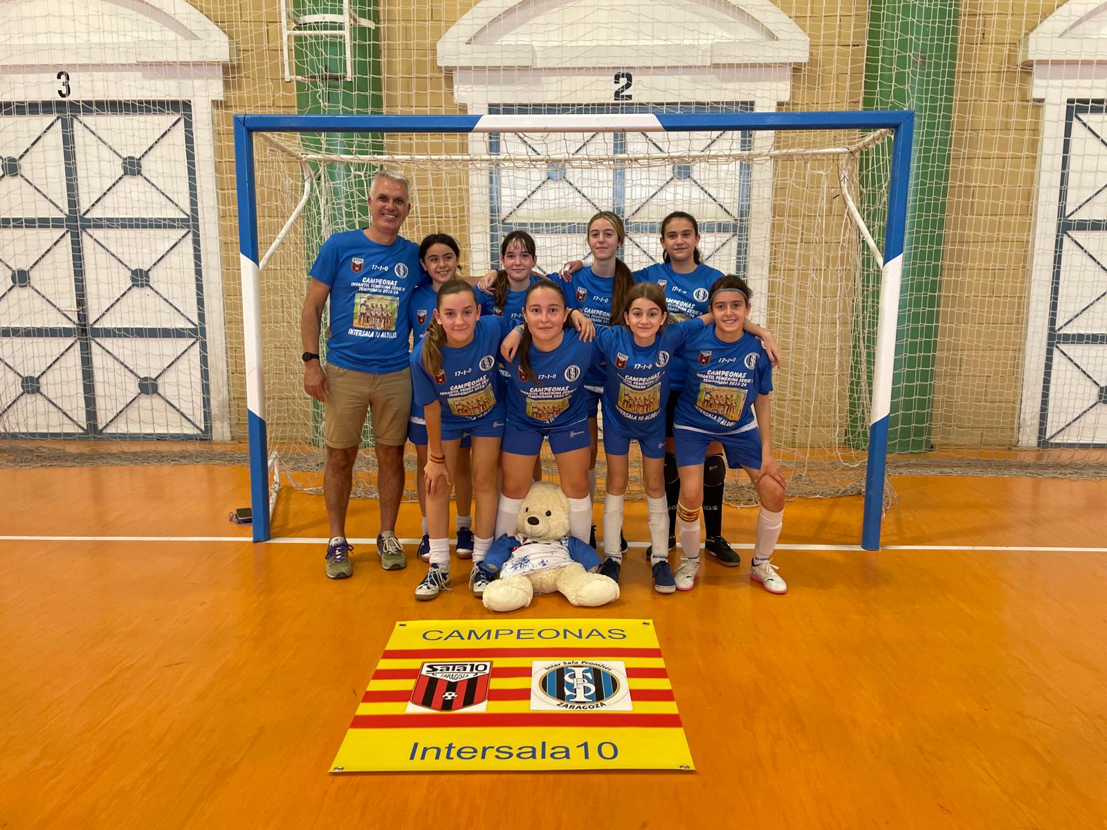 Aldelís InterSala 10 Zaragoza (Infantil femenino) 6-0 Miguel Catalán – Jornada 18 – 2º Fase